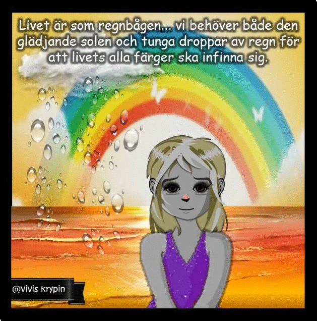 Livet är som regnbågen-animation