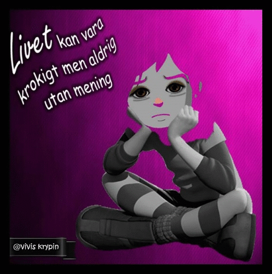 Livet kan vara krokigt-animation