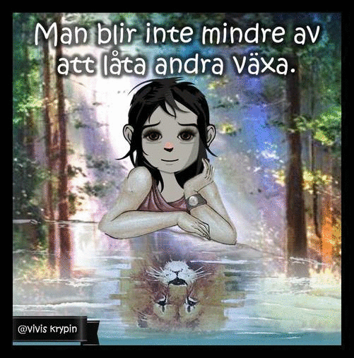 Man blir inte mindre av att låta andra växa.